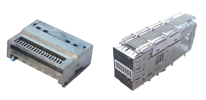 QSFP112 Connector & Cage